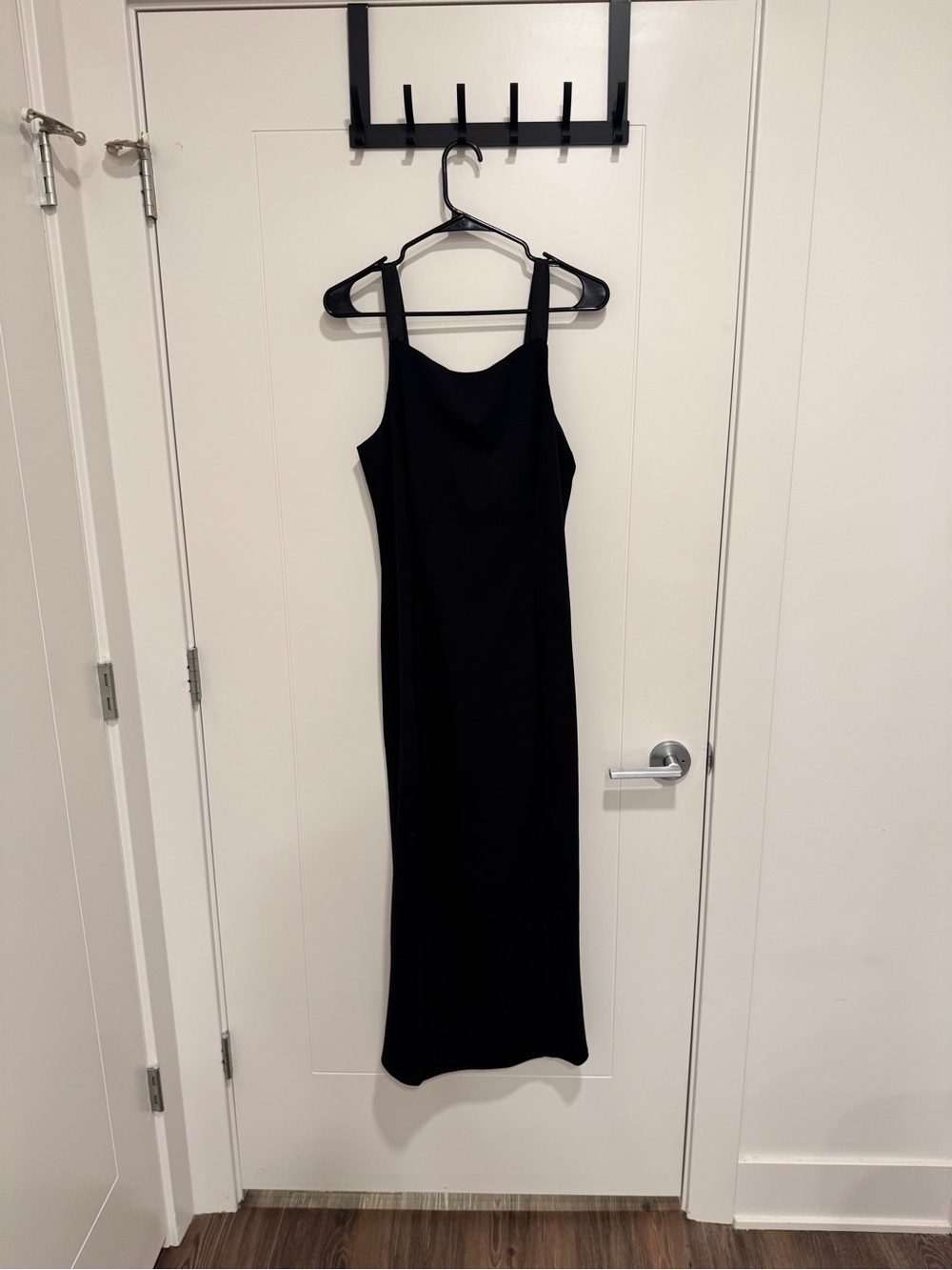 Isaac Mizrahi Black Midi Slip Dress